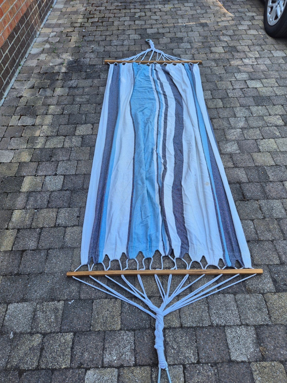Amazonas EIItex hangmat met spreidstokken en musketonq, Tuin en Terras, Hangmatten, Ophalen