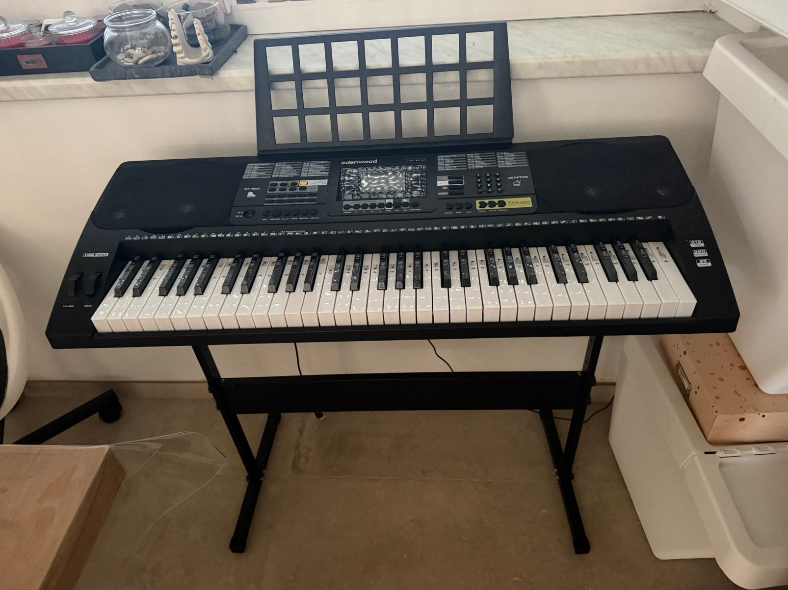 Edenwood-synthesizer, Muziek en Instrumenten, Keyboards, Nieuw, 61 toetsen, Overige merken, Met standaard, Midi-aansluiting, Ophalen
