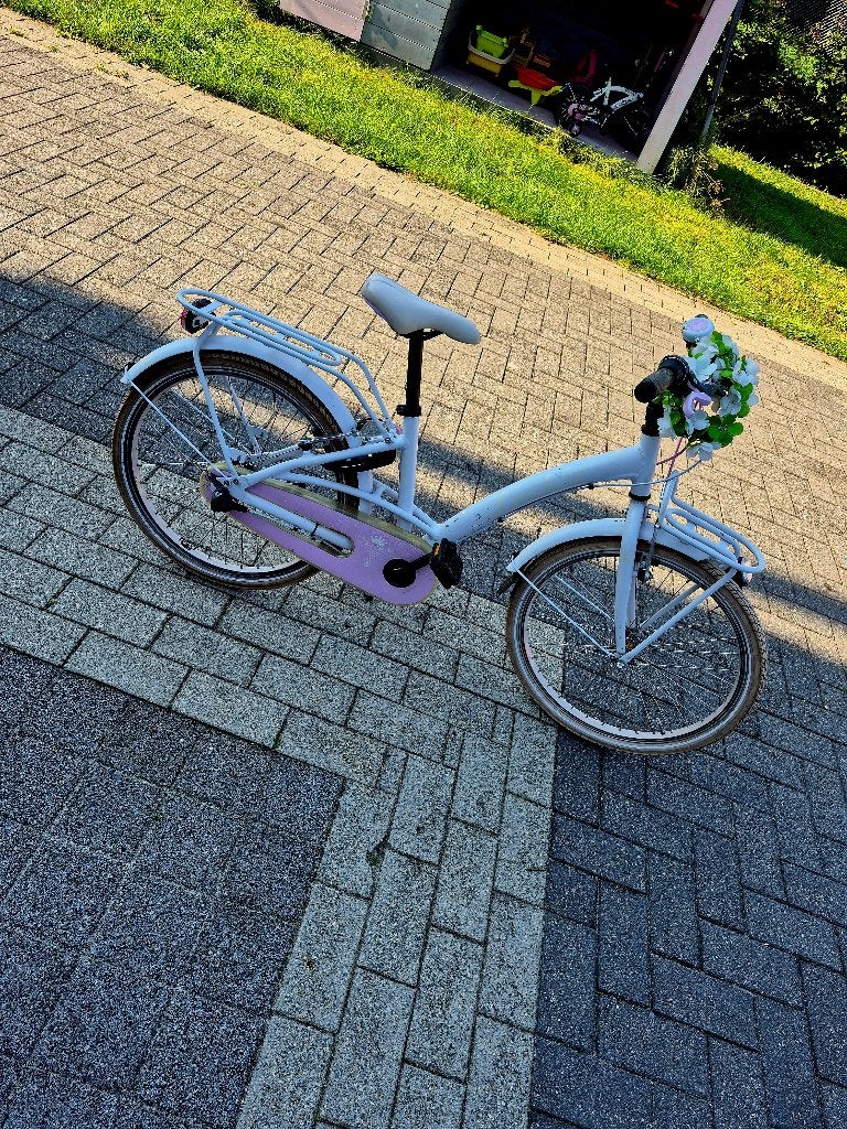 Loekie 22inch meisjesfiets, Fietsen en Brommers, Ophalen, 22 inch, Gebruikt, Velgrem