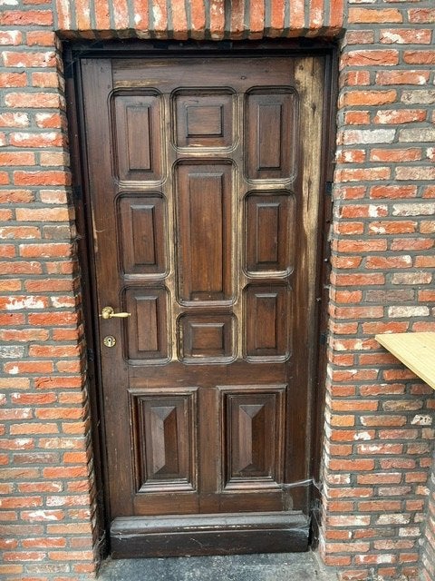 buitendeur, Ophalen, Gebruikt, Hout, Buitendeur