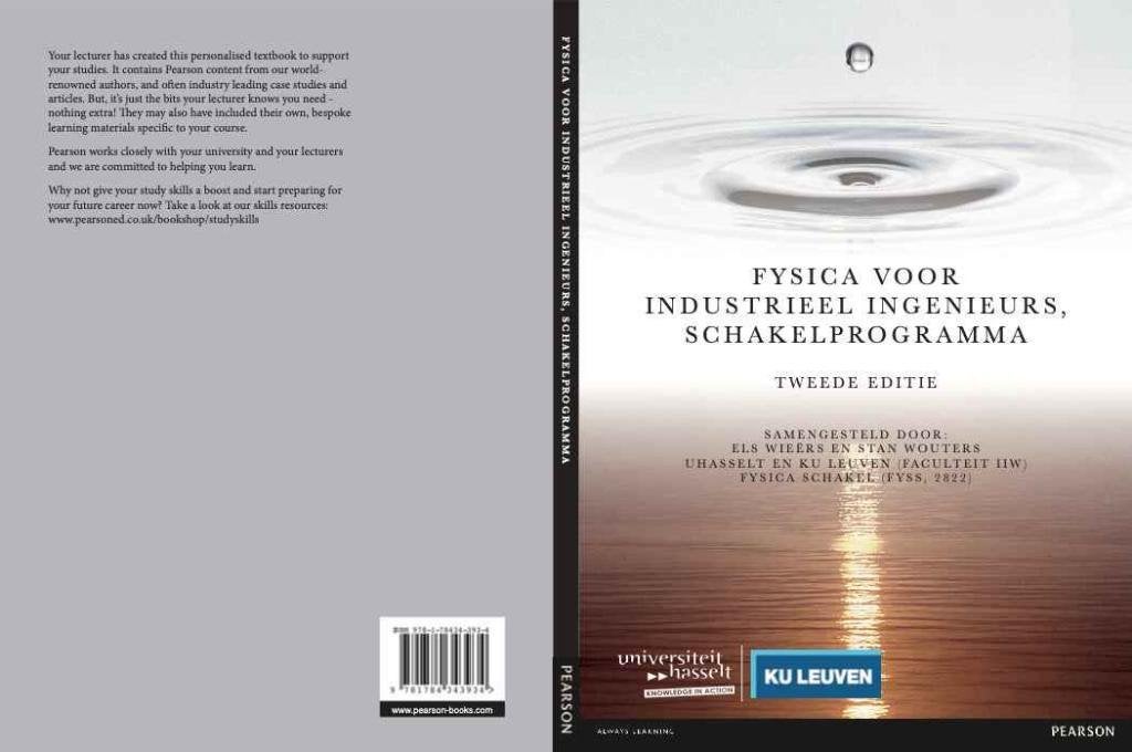 Fysica voor industrieel ingenieurs – schakel, Boeken, Studieboeken en Cursussen, Hoger Onderwijs, Ophalen of Verzenden