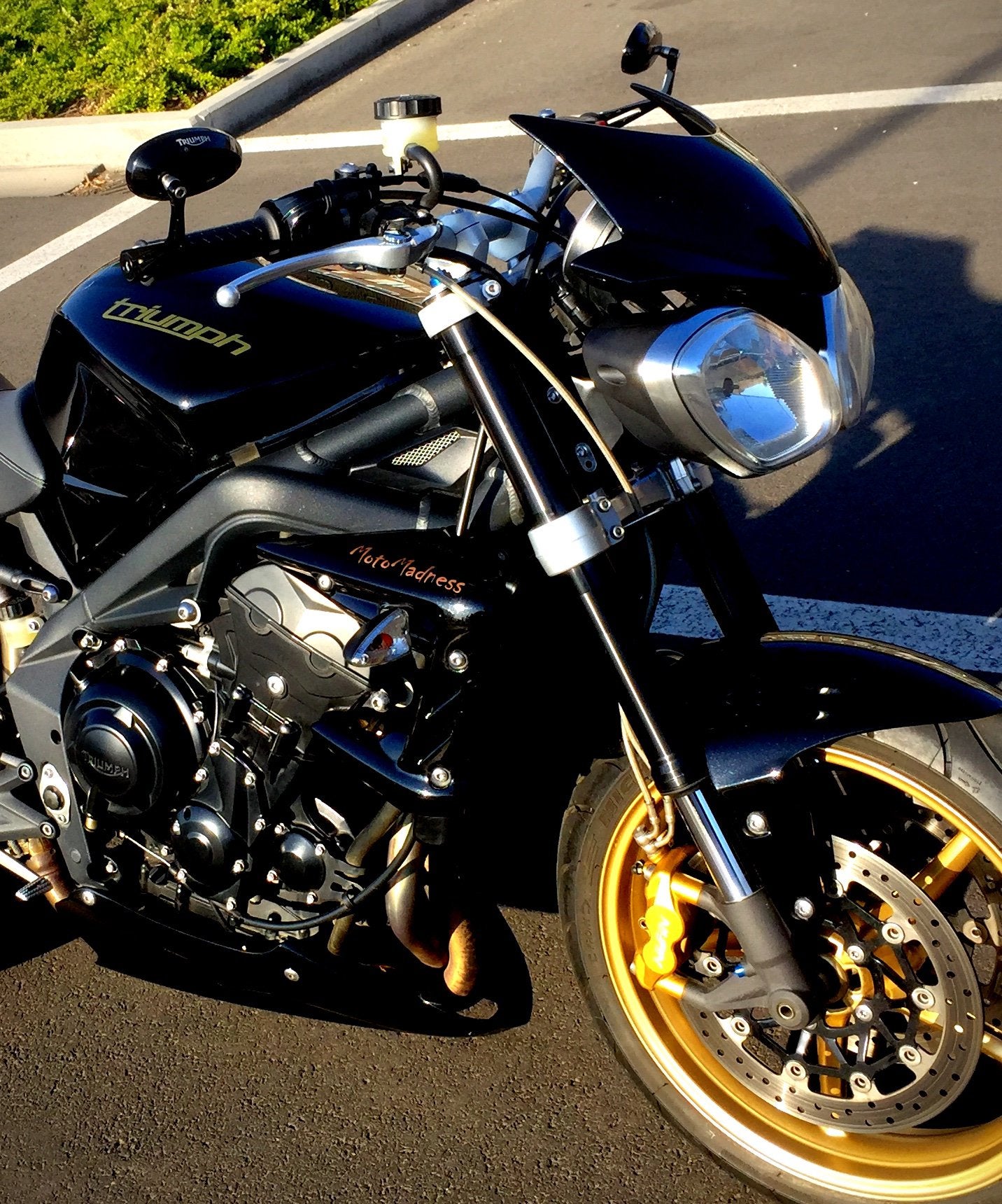 Triumph street triple 675r, Motoren, 675 cc, Sportuitlaat, Motorrijbewijs A, 3 cilinders