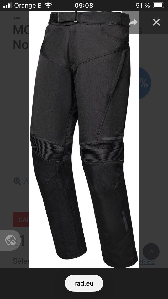 Pantalon moto Modeka, Motos, Enlèvement ou Envoi, Neuf, avec ticket, Hommes, Pantalon | textile