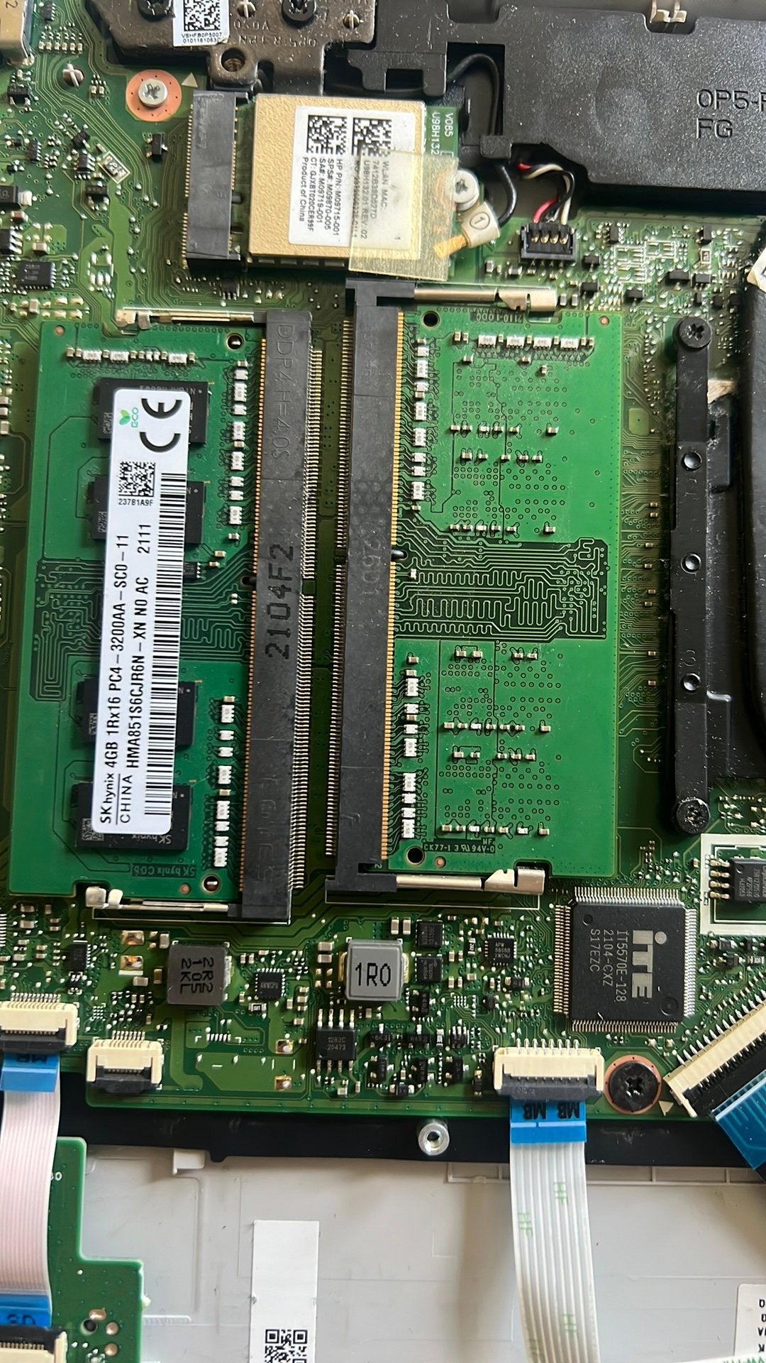 Ddr4 8x2 3200 mhz laptop ram, Ssd 512gb, Computers en Software, RAM geheugen, Ophalen, Gebruikt