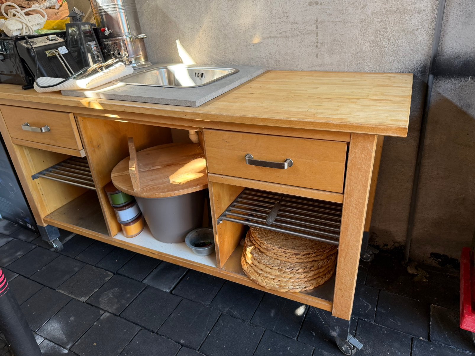 Tuinkeukentje, Tuin en Terras, Buitenkeukens, Ophalen, Zo goed als nieuw