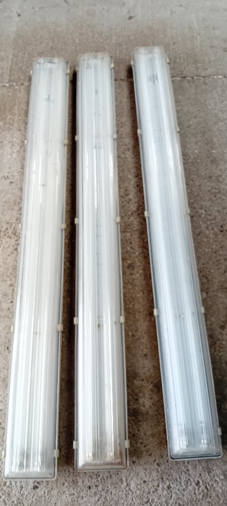TL armaturen-waterdicht-dubbele lamp, Enlèvement, Utilisé, Synthétique, Buislampen