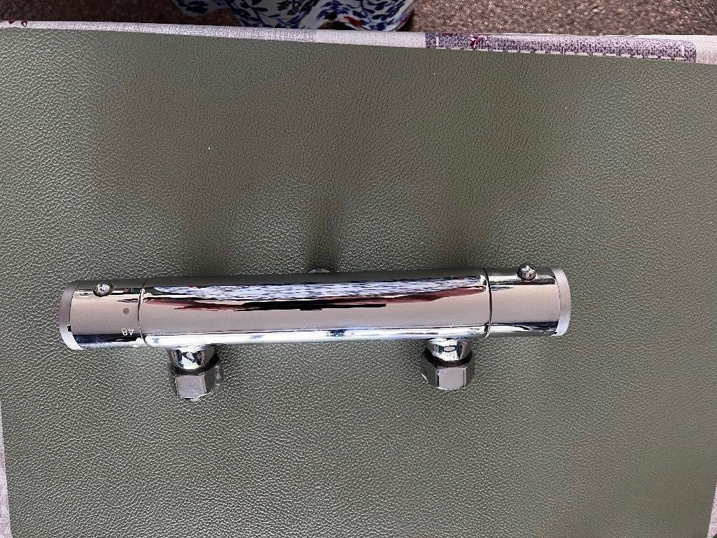 Thermostatische douchekraan, Ophalen of Verzenden, Zo goed als nieuw, Chroom, Douche