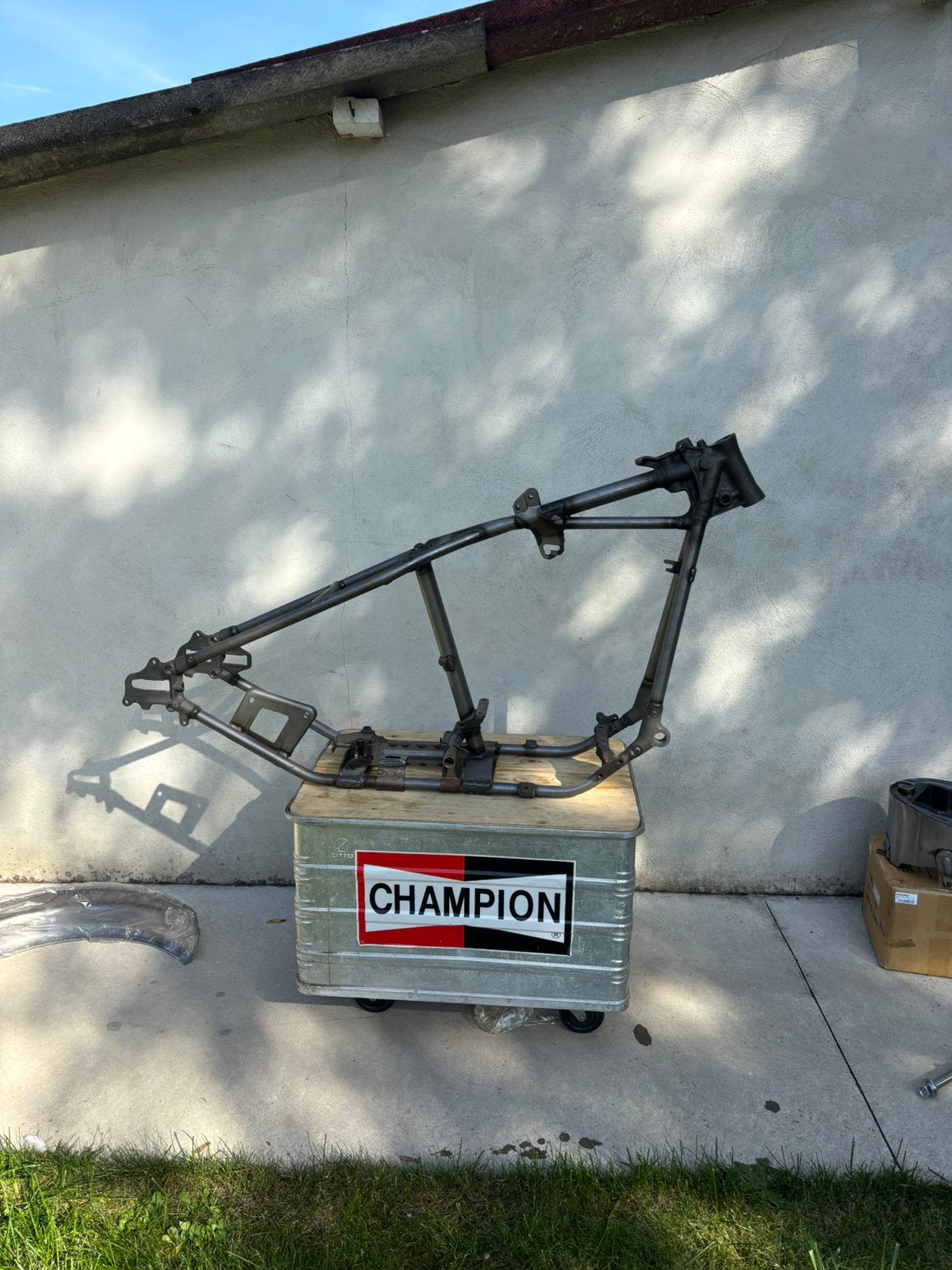 Gloednieuw Panhead VG frame 54-57, Motoren, Ophalen