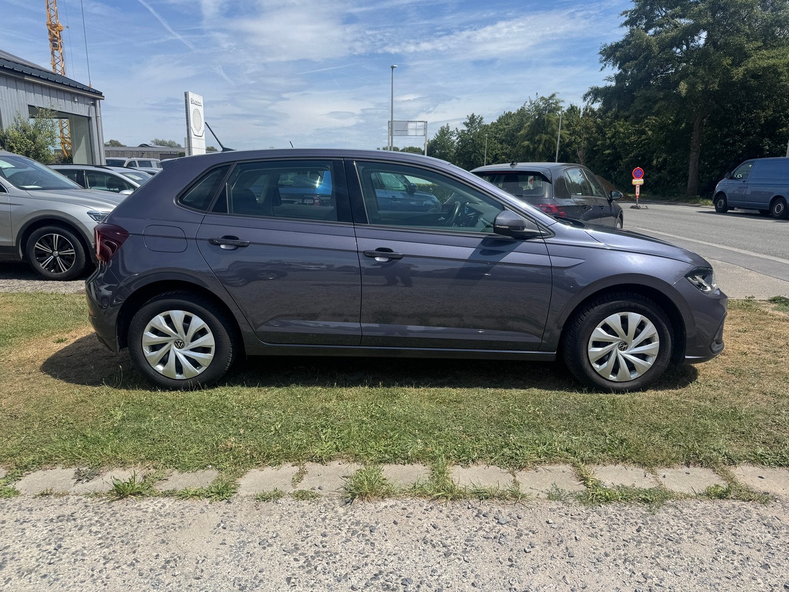 Volkswagen polo Tsi Dsg 02/22 109.000km, Argent ou Gris, Achat, Phares entièrement LED, Euro 6