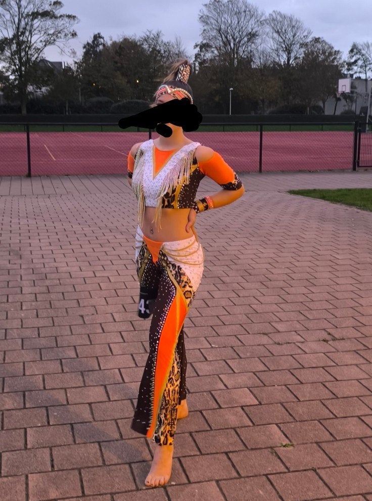 wedstrijd discopak, Sport en Fitness, Dansen, Ophalen of Verzenden, Gebruikt, Kleding