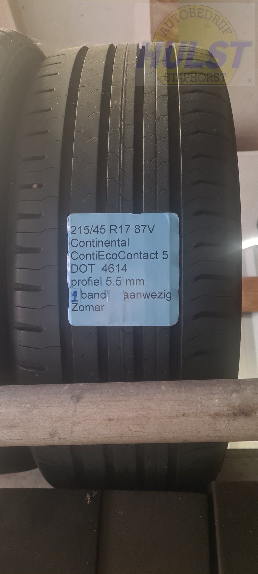 Gebruikte Continental zomerband 215/45 R17 87V, Auto-onderdelen, Banden en Velgen, Band(en), Zomerbanden, 17 inch, 215 mm, Personenwagen