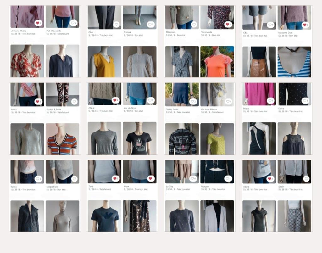 48 pièces Taille S, Enlèvement ou Envoi