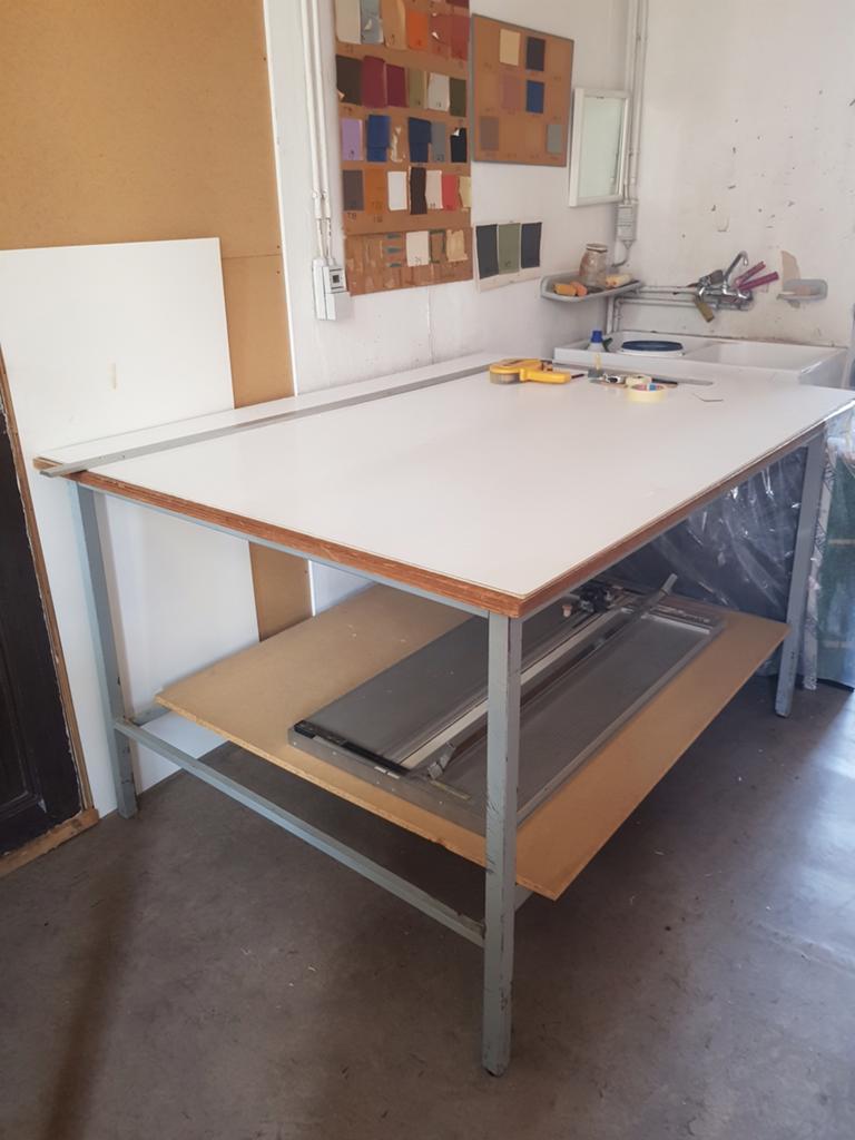 Werktafels, Ophalen, Gebruikt, 120 tot 170 cm