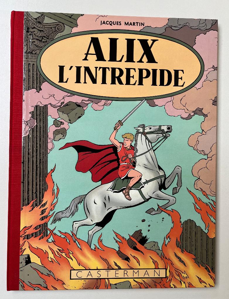 Alix l'intrépide - album très grand format - signé - 1986, Livres, Envoi, Comme neuf, Jacques Martin