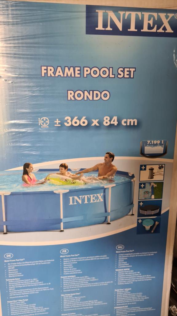 Intex zwembad 3,66mx84cm, Ophalen