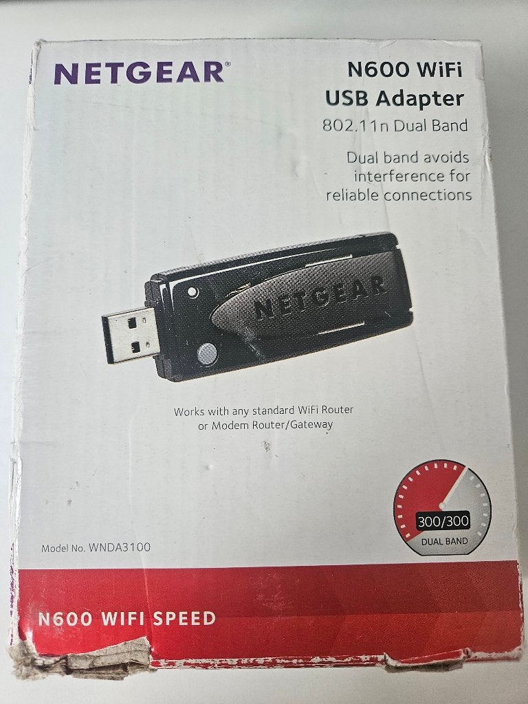 Clé USB Wi-Fi Netgear N600 (WNDA3100), Enlèvement ou Envoi, Comme neuf, Netgear