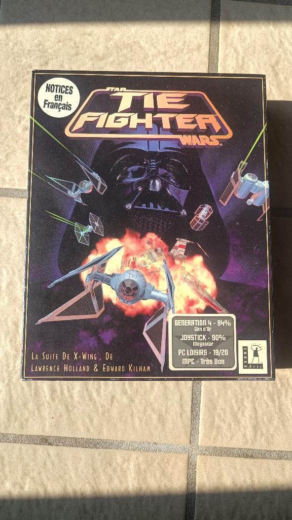 Videogames Tie Fighter Big box IBM-diskettes zeer zeldzaam, Verzamelen, Ophalen, Gebruikt, Spel
