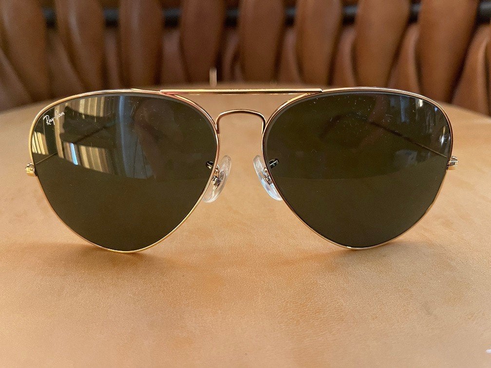 Vintage B&L Ray-Ban Aviator 62 zonnebril G20 grijze lens A15, Handtassen en Accessoires, Zonnebrillen en Brillen | Heren, Zonnebril