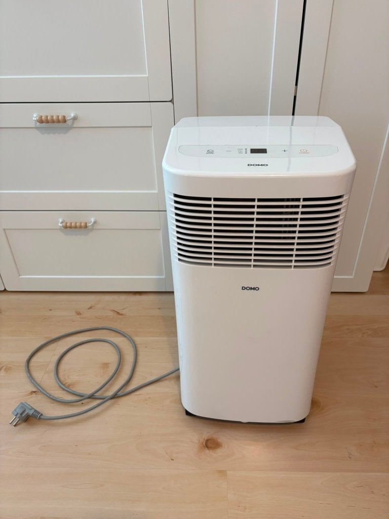 DOMO DO1034A mobiele airco 5.000 BTU, Electroménager, Climatiseurs, Minuterie, 60 à 100 m³, Comme neuf, Enlèvement