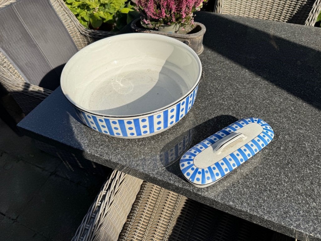 Mooie NIMY design Lampet kom en kammenbak, Antiek en Kunst, Ophalen