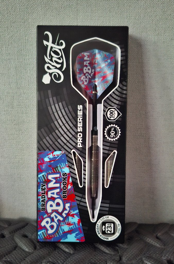 Darts pijlen bradley brooks 23gr, Sport en Fitness, Darts, Ophalen of Verzenden, Zo goed als nieuw, Pijlen
