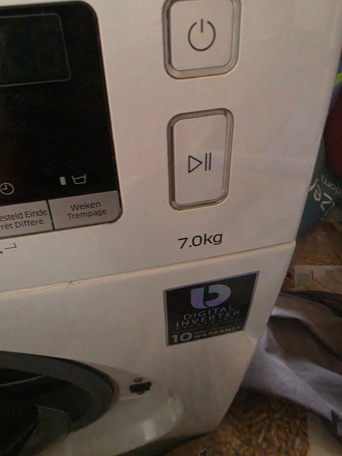 Wasmachine samsung 7kg, Enlèvement
