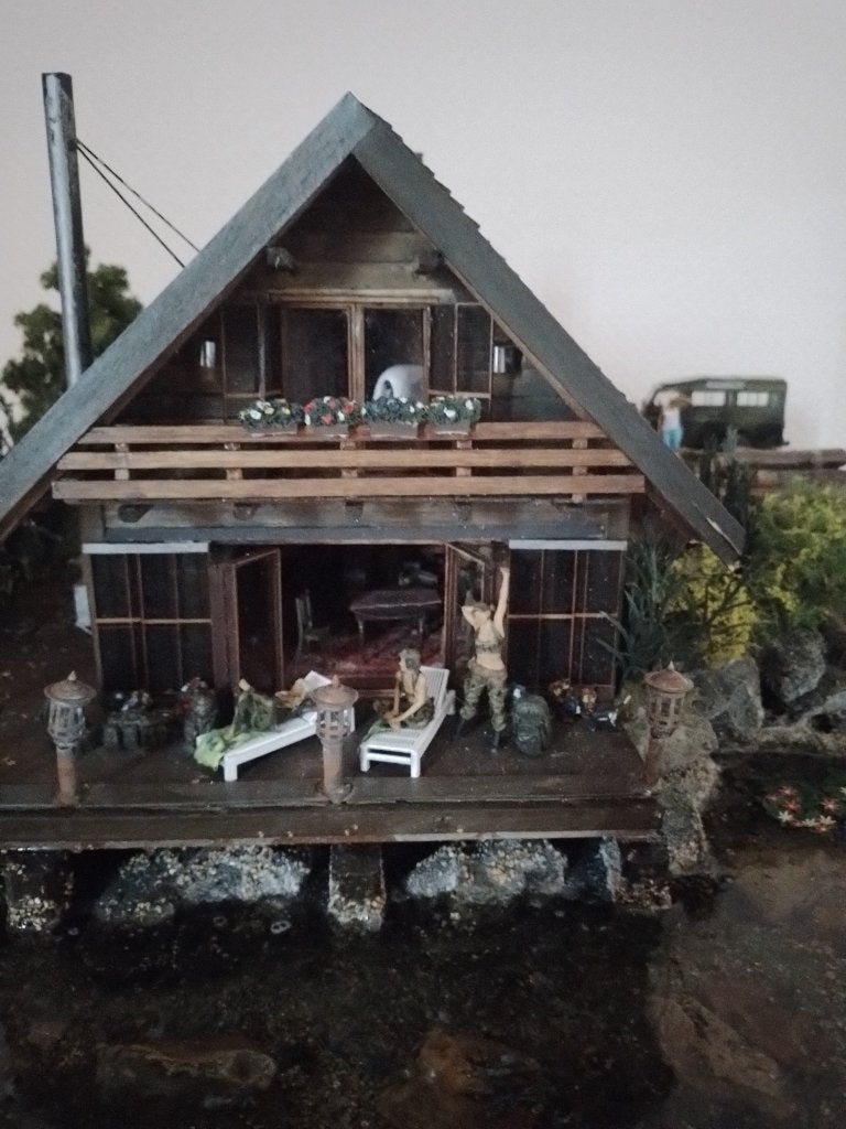 2 diorama's   Bieden of ruilen, Ophalen, Diorama