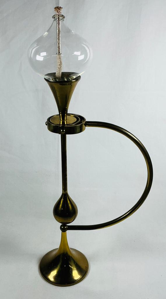 Freddie Andersen clear drops design pendulum kandelaar 60s, Verzenden, Huis en Inrichting