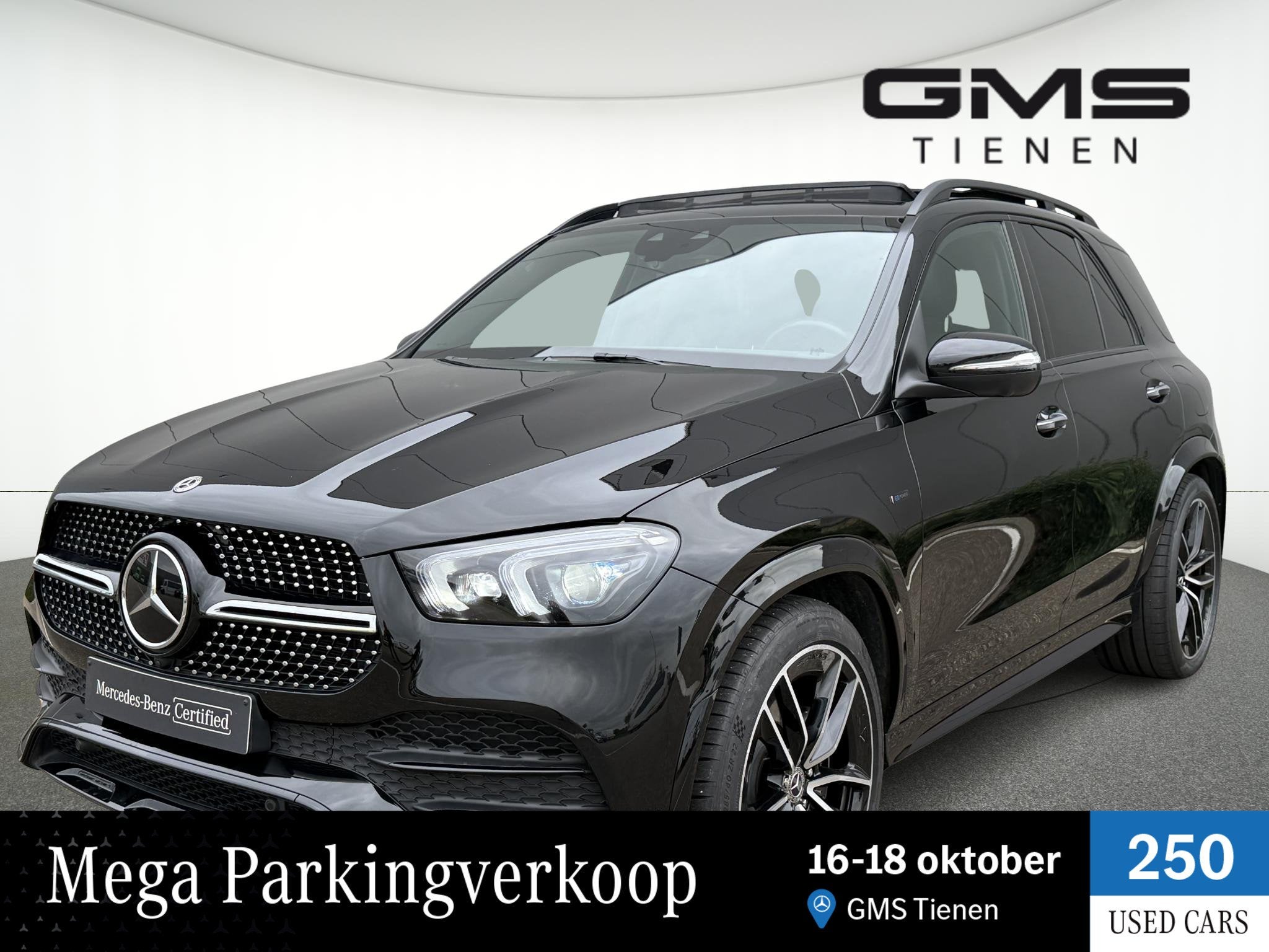 Mercedes-Benz GLE-klasse GLE 350 de 4MATIC, Auto's, Stof, 4 cilinders, GLE, Zwart