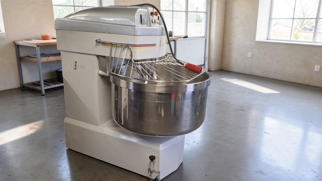 Spiraalkneder Escher M200 - 200kg deeg, Ophalen