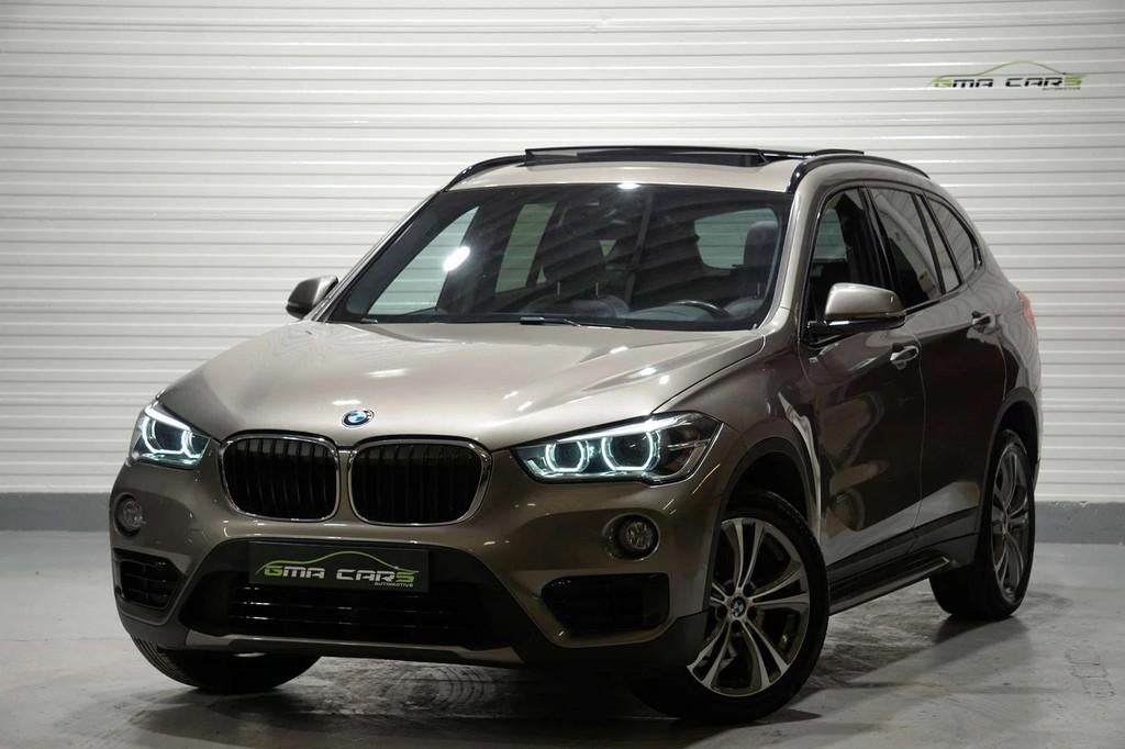 BMW X1 X1 1.5iA sDrive18 Benzine Aut-Nav-Leder-Airco-Pano-Ga, Autos, BMW, Entreprise, Achat, X1, ABS, Airbags, Air conditionné