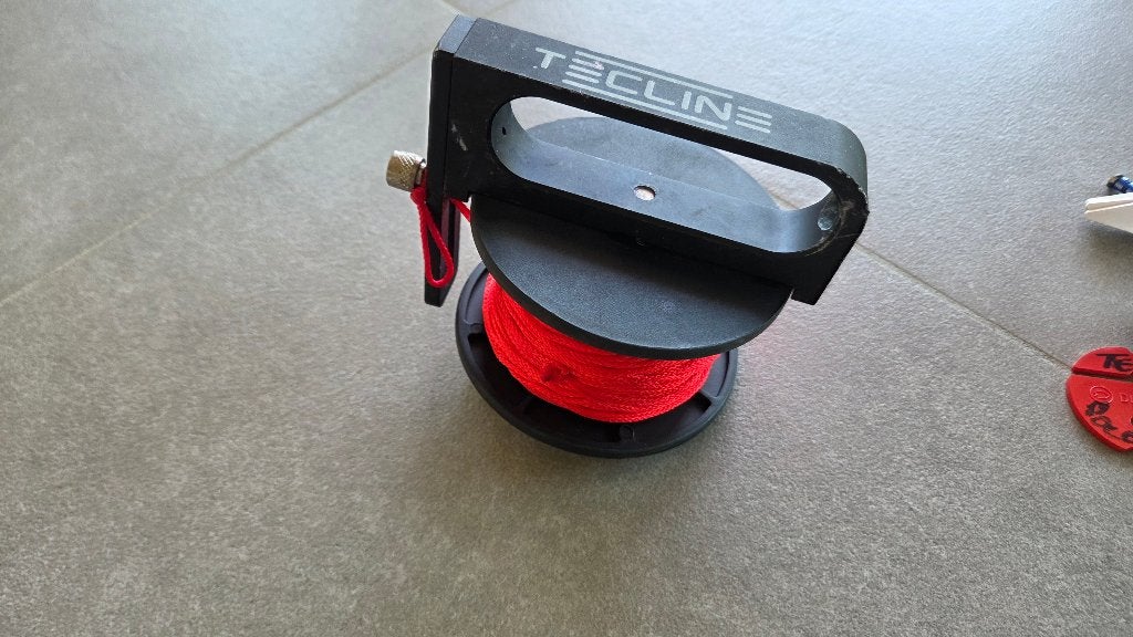 Tecline Reel 130m, Sports nautiques & Bateaux, Plongée, Enlèvement ou Envoi, Utilisé, Autres types