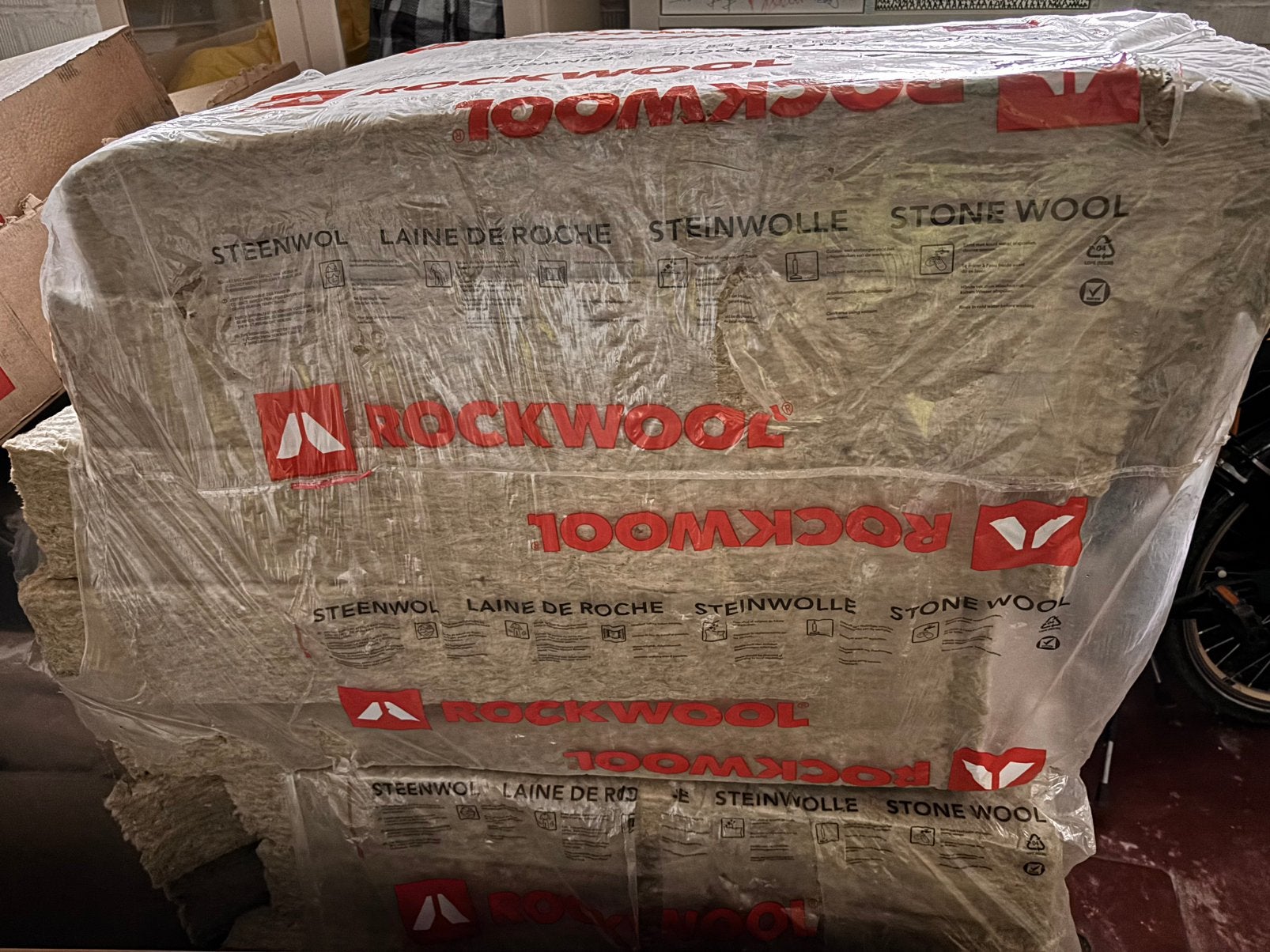 2 paquets - Isolant NEUF – Panneaux Rockwool Rockroof Delta, Ophalen, Nieuw