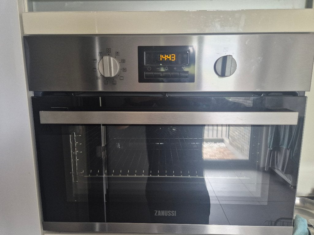 Zanussi inbouw oven, Ophalen, 45 tot 50 cm, Hete lucht, Zanussi