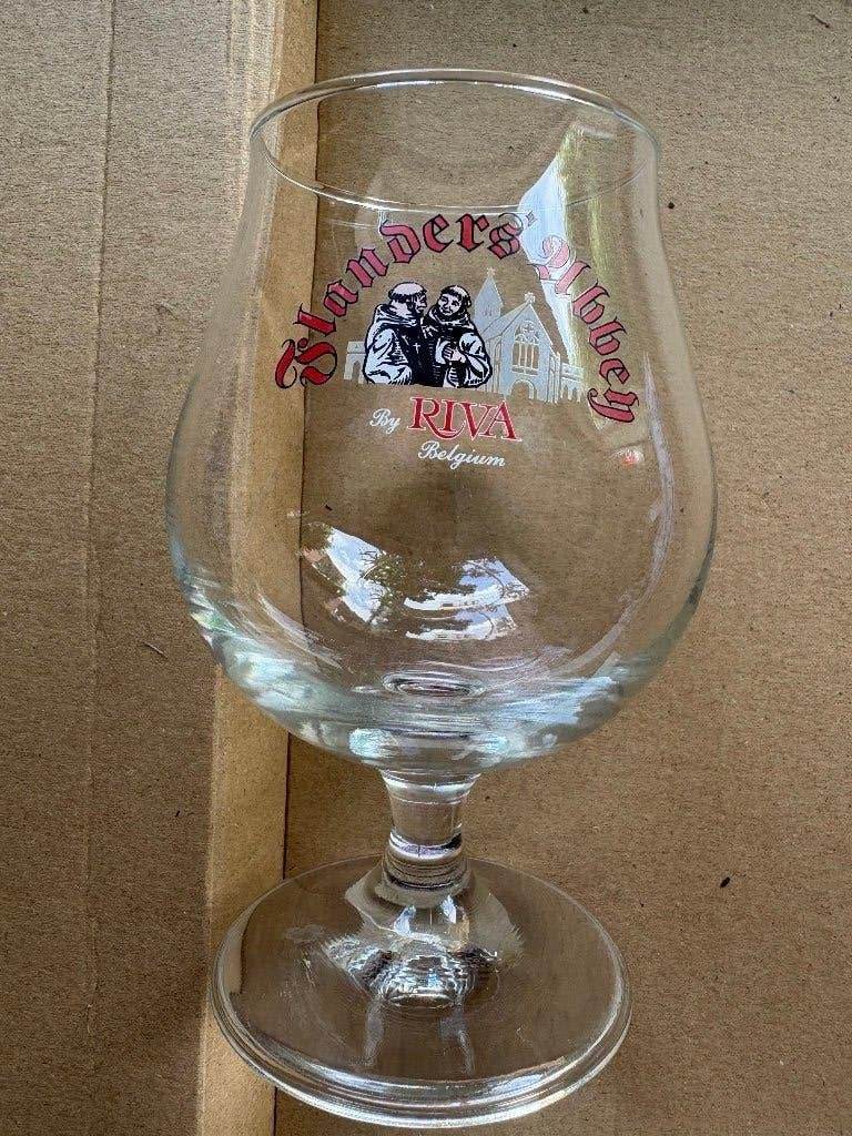 Flanders' Abbey (by Riva Belgium), Ophalen of Verzenden, Gebruikt, Glas of Glazen, Overige merken