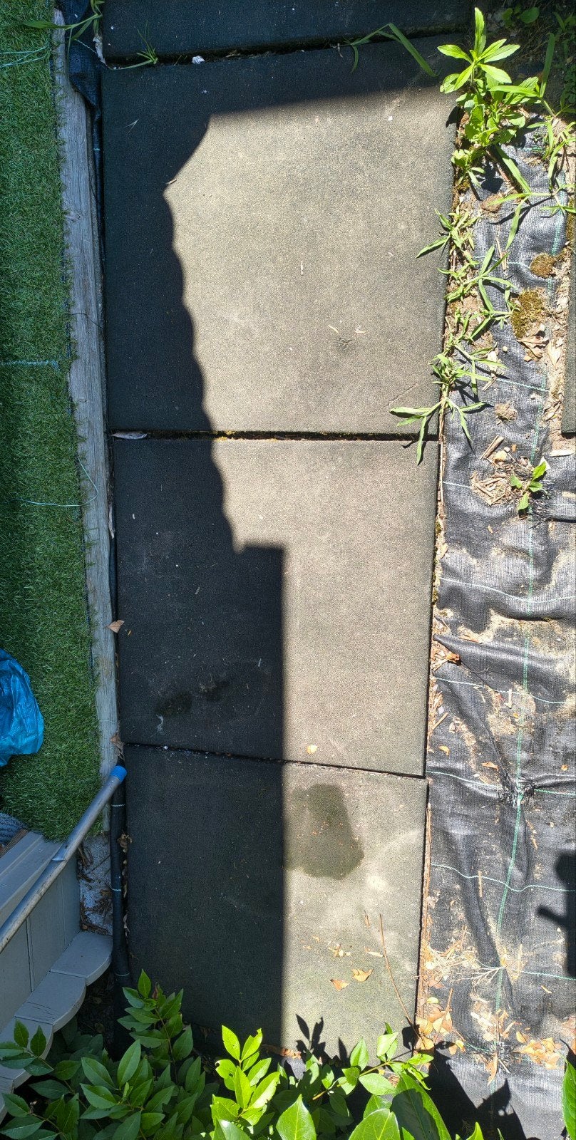 Rubber tuintegels 58, Tuin en Terras, Ophalen, Gebruikt, Overige typen, Rubber