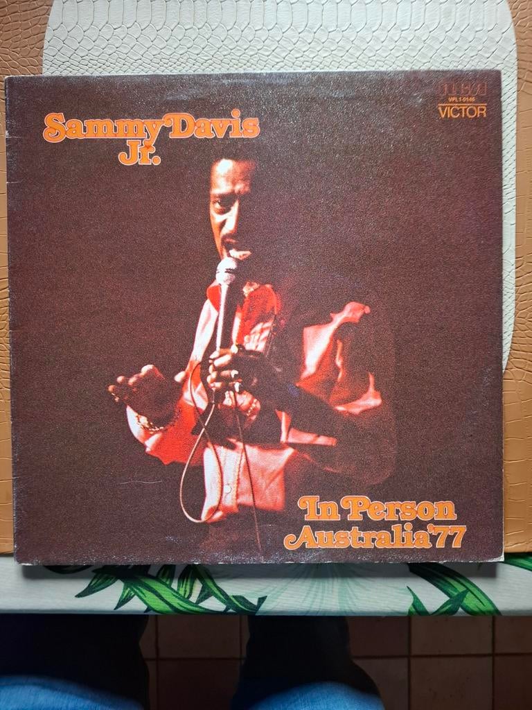 LP Sammy Davis Jr. - In person Australia 77, Ophalen of Verzenden, 1970 - 1979, Gebruikt, 12 inch