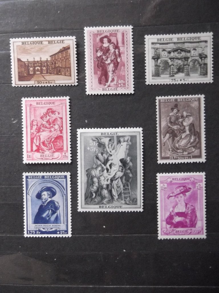 504-511 Rubens MNH, Postzegels en Munten, Postzegels | Europa | België, Ophalen of Verzenden, Postfris, Orginele gom