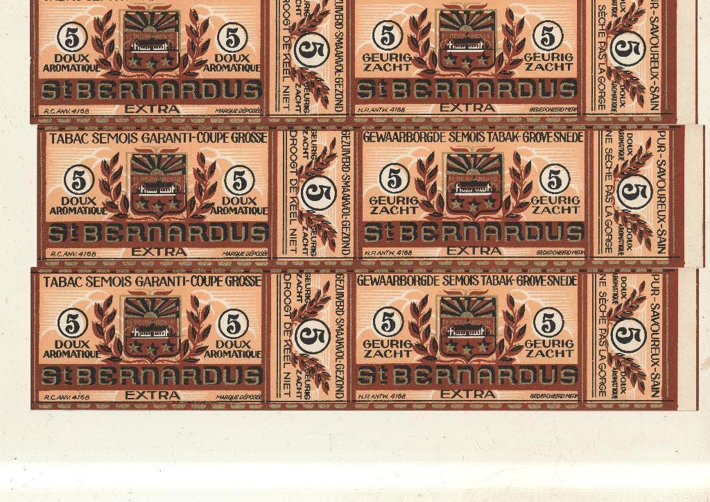 lot de 100 morceaux de tabac 50 gr de St. Bernardus, Collections, Envoi, Comme neuf, Boite à tabac ou Emballage