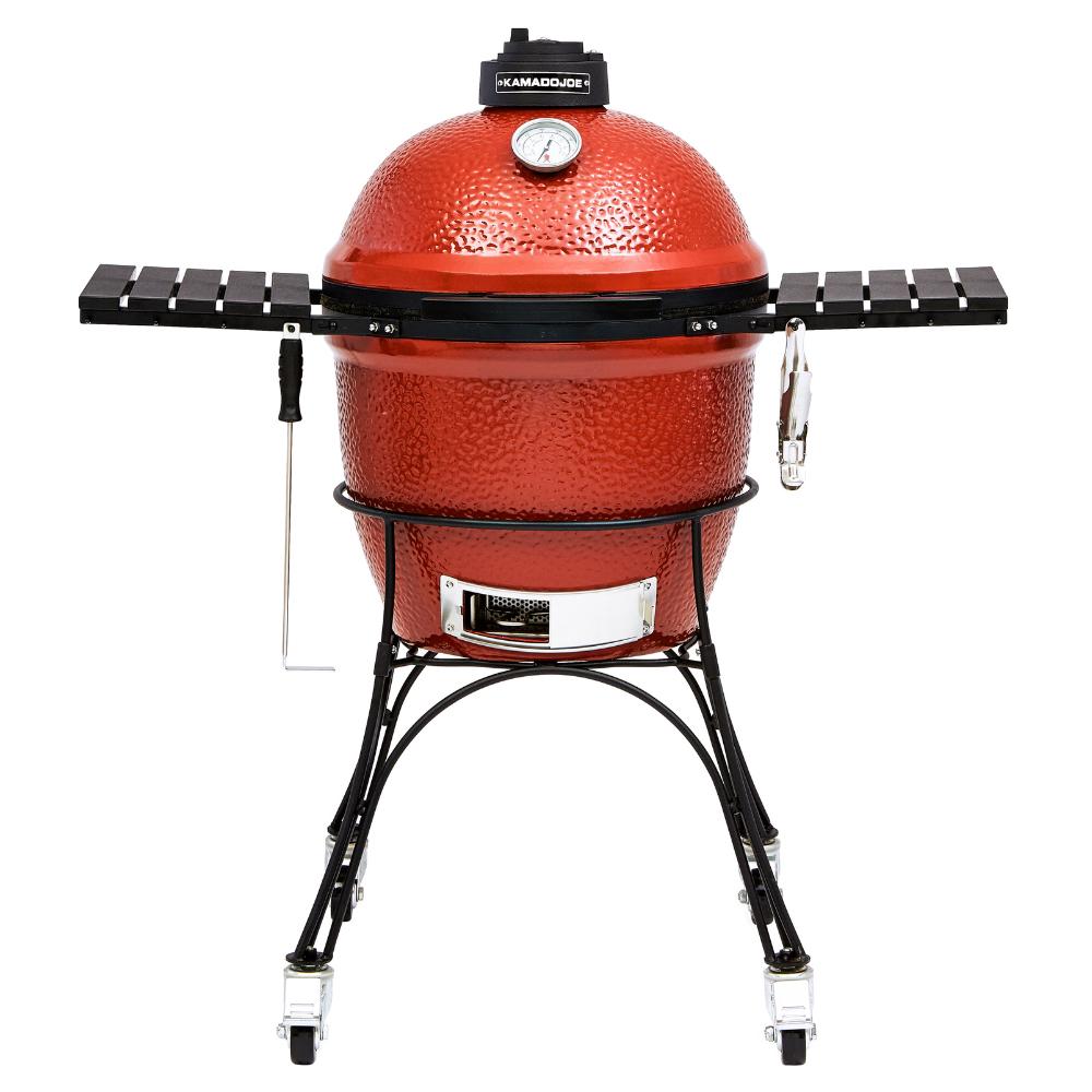 Kamado Joe Classic Joe I BBQ, Tuin en Terras, Houtskoolbarbecues, Nieuw, Met accessoires, Ophalen