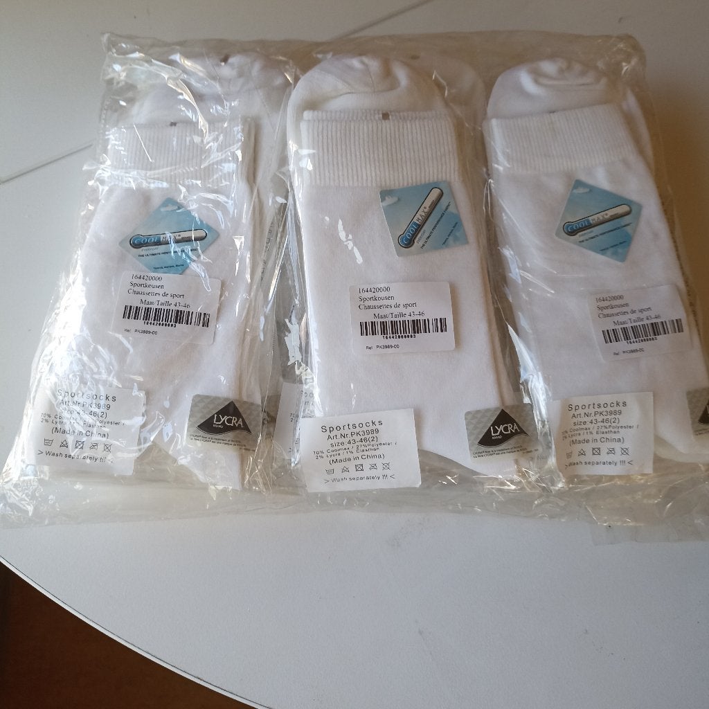 chaussettes, Neuf, Enlèvement ou Envoi, Taille 43 à 46, Lycra