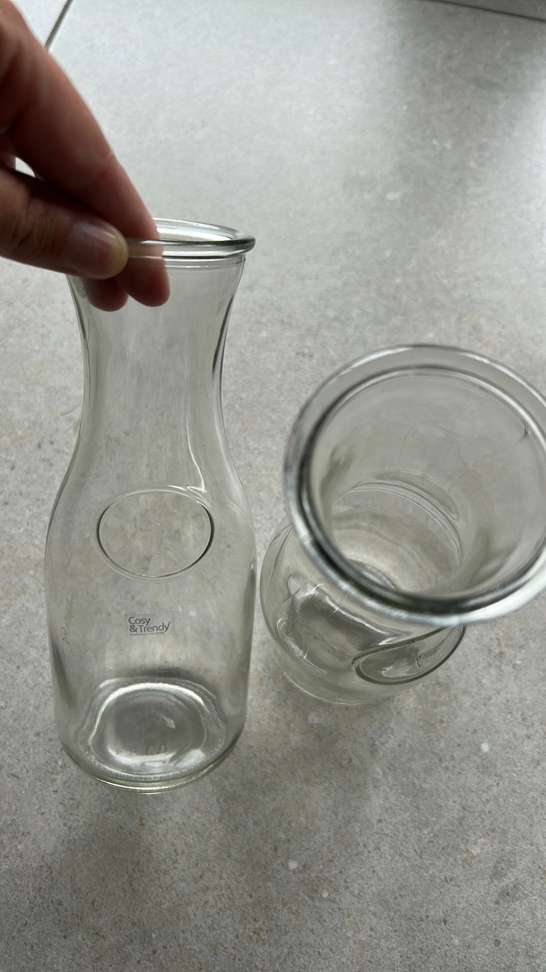 Karaf, Ophalen, Zo goed als nieuw, Glas, Overige merken