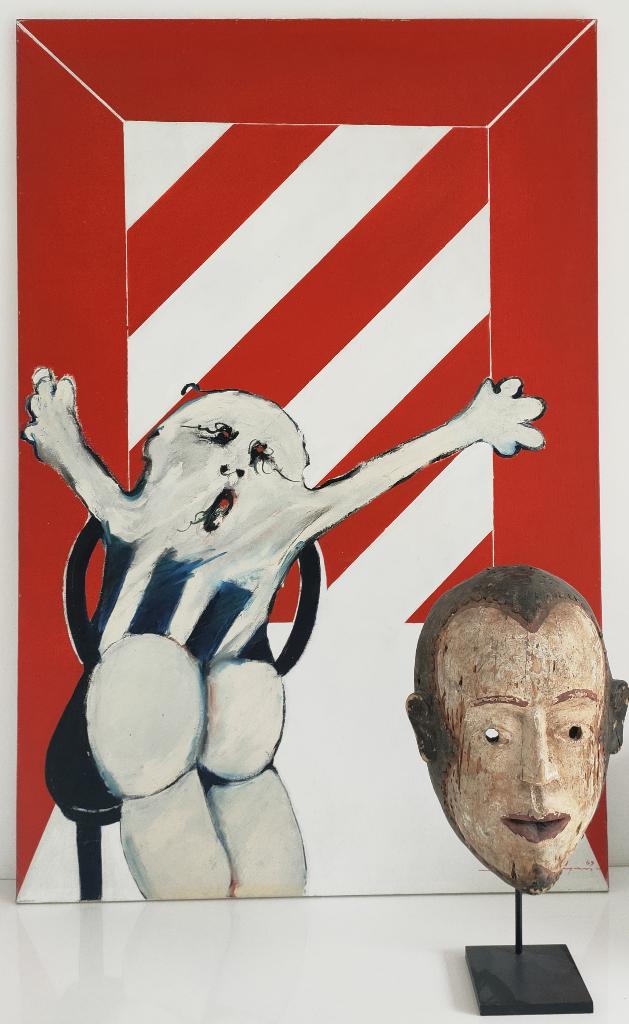 BAEYENS MARTIN(Belge) / Huile sur toile (1969), Antiquités & Art, Enlèvement