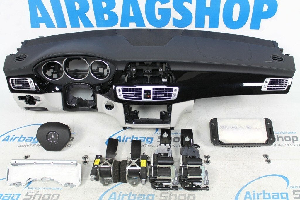 Airbag kit Tableau de bord cuir Mercedes CLS klasse W218, Gebruikt, Ophalen of Verzenden