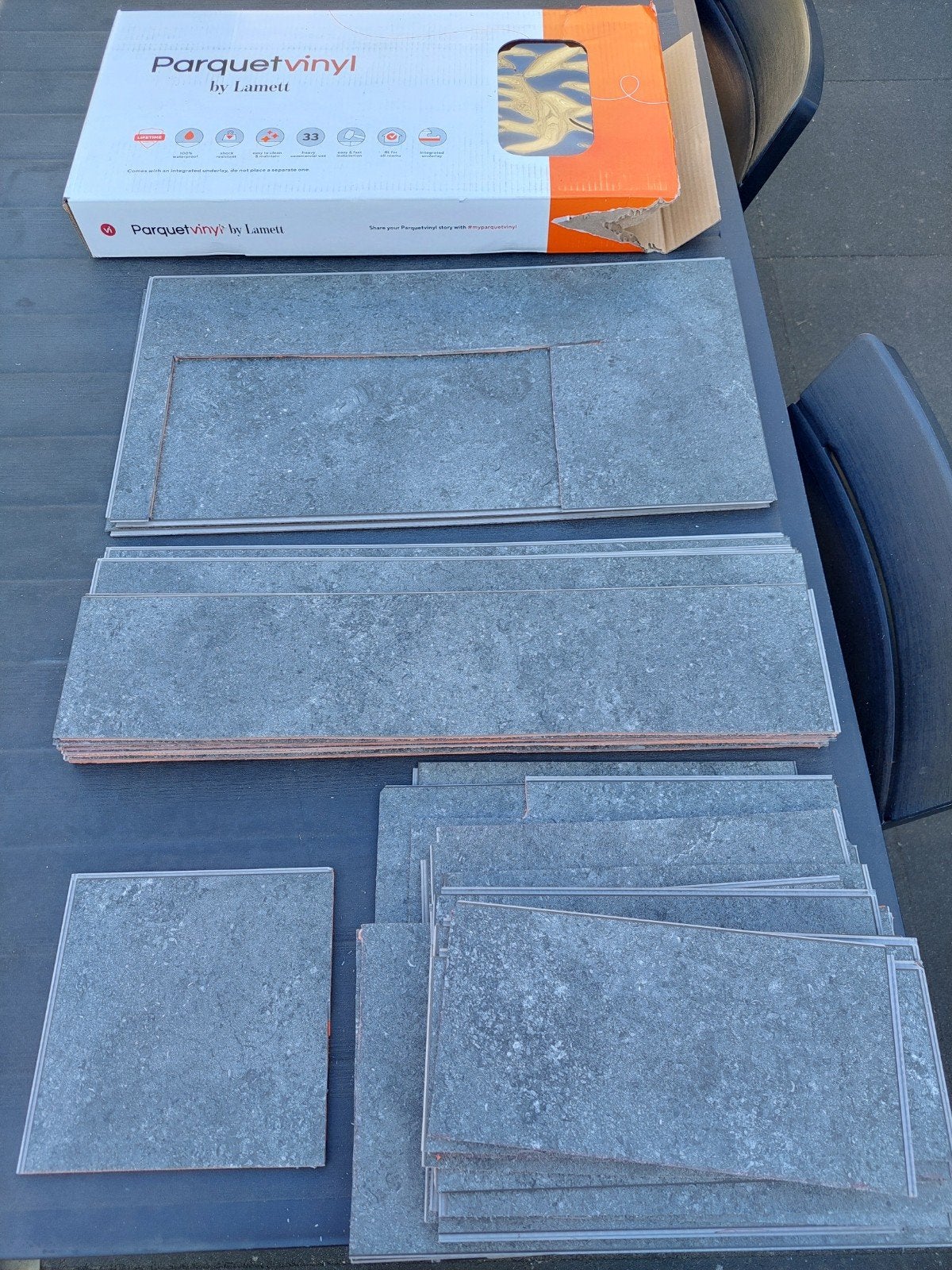 parketvinyl caldera basalt, Ophalen, 20 tot 40 cm, Vloertegels, Overige materialen