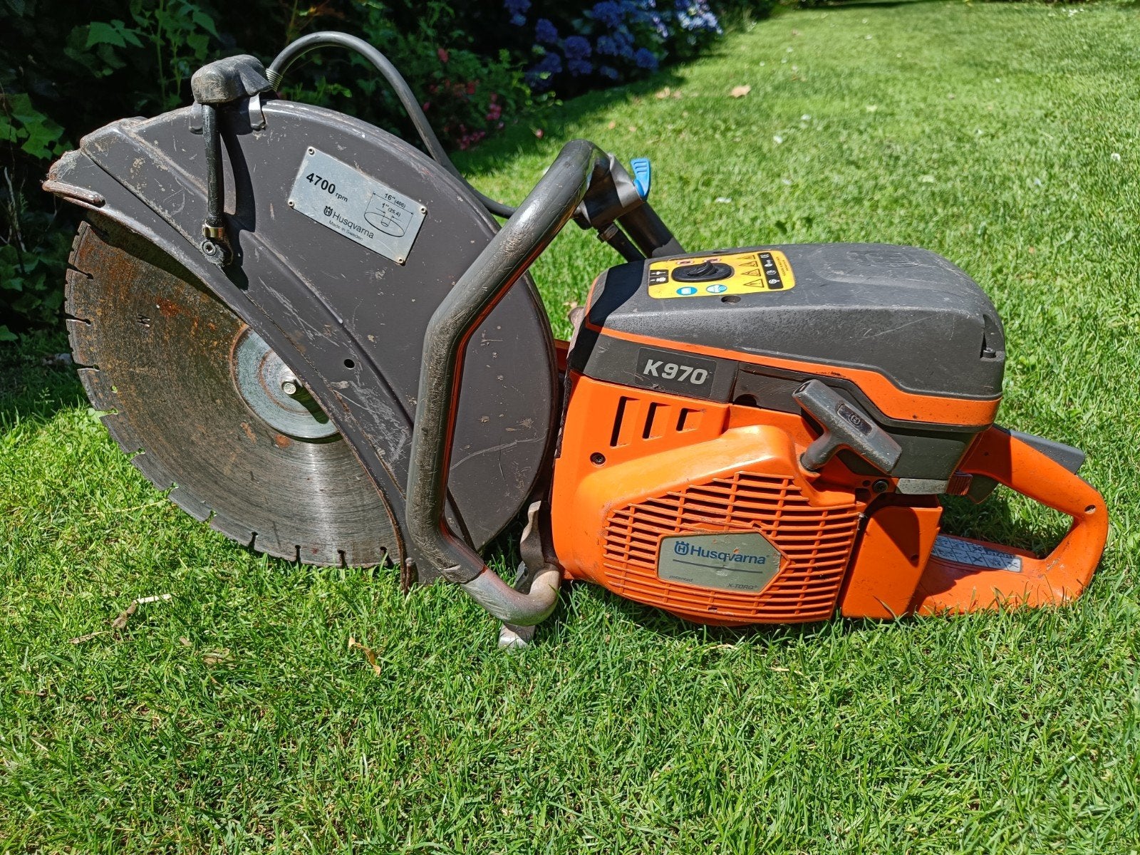 Husqvarna K970, Ophalen