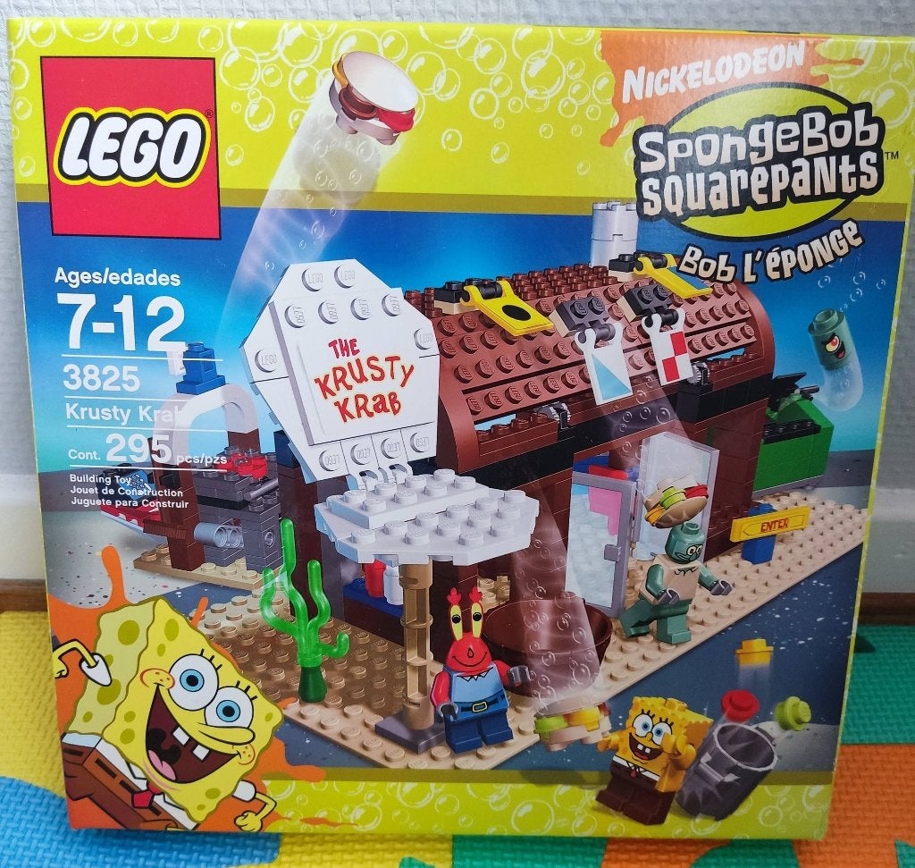 LEGO Bob l'Eponge 3825 - Krusty Krab (2006), Neuf, Enlèvement ou Envoi, Lego, Ensemble complet