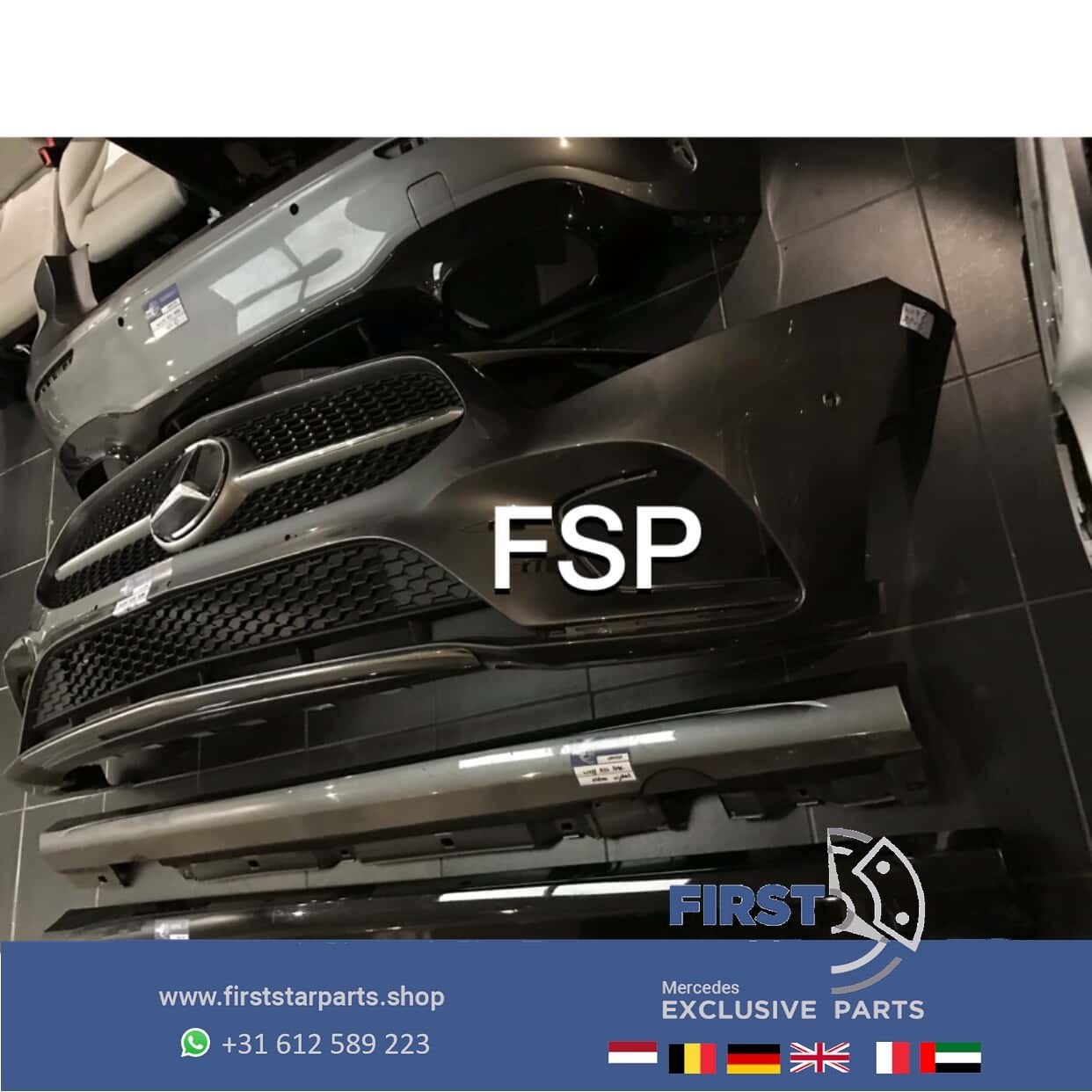 W177 A35 AMG PAKKET ORIGINEEL MERCEDES A klasse 2020 GRIJS, Auto-onderdelen, Gebruikt, -, Ophalen of Verzenden, Bumper