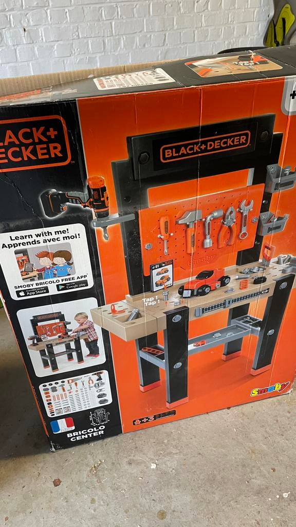 Établi Bricolo Center Black+Decker Smoby, Enlèvement, Utilisé