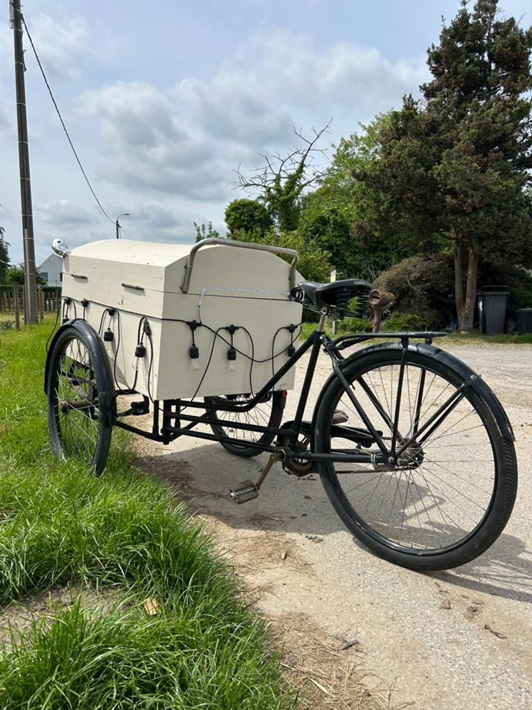 Vélo cargo Brooks original, Vélos & Vélomoteurs, Enlèvement, Comme neuf, Frein à rétropédalage, Autres marques